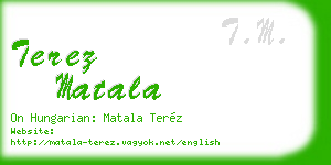 terez matala business card
